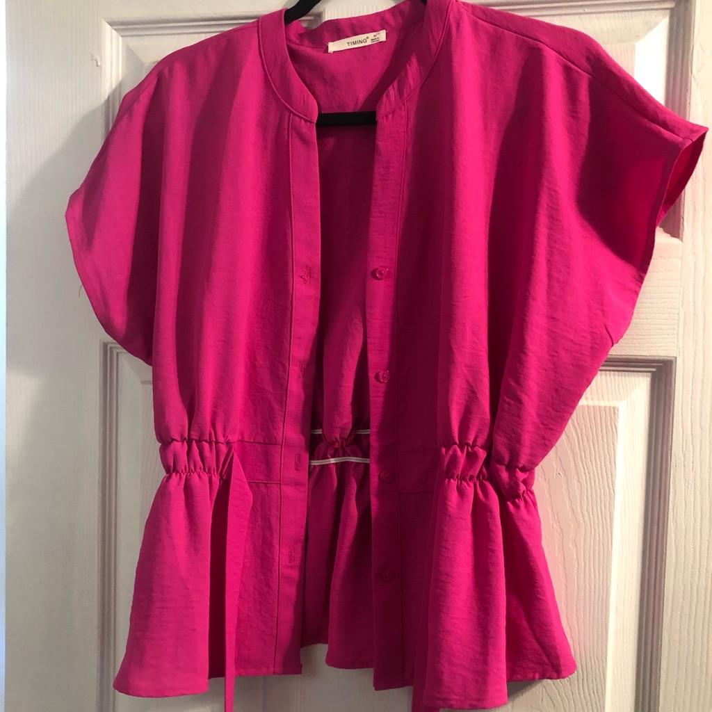 Pink Blouse Button Down